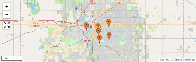 Related schools map