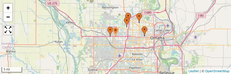 Related schools map