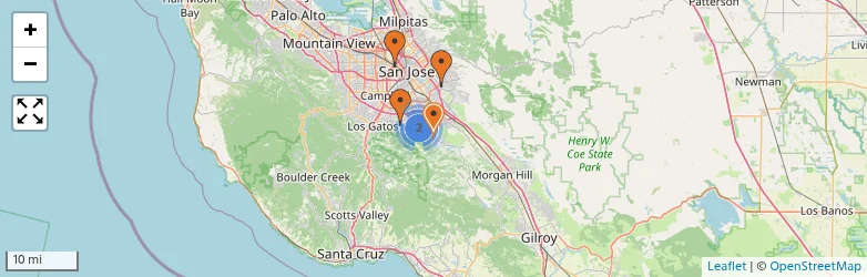 Related schools map