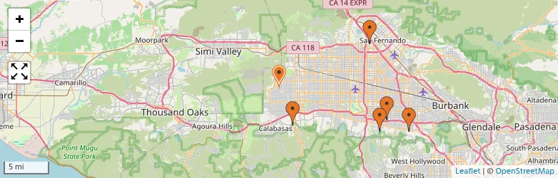 Related schools map