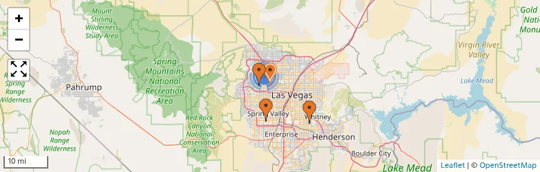 Related schools map