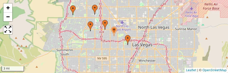 Related schools map
