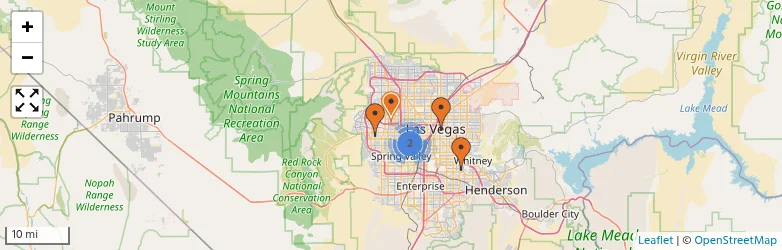 Related schools map