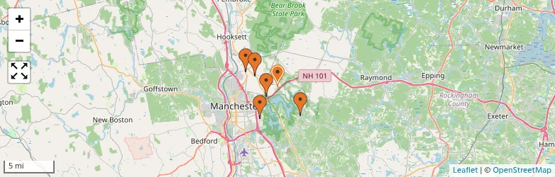 Related schools map