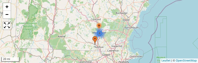 Related schools map