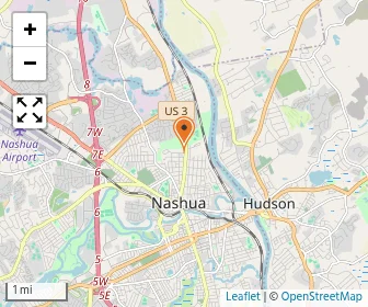 Map of Nashua Catholic Regional Junior High School