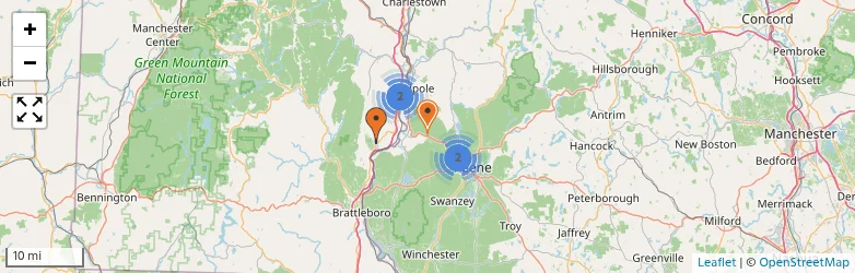 Related schools map