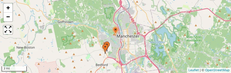 Related schools map