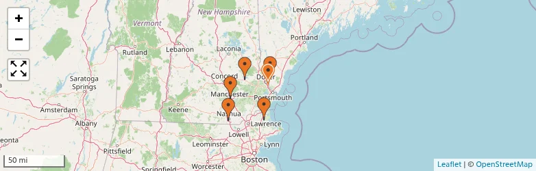 Related schools map