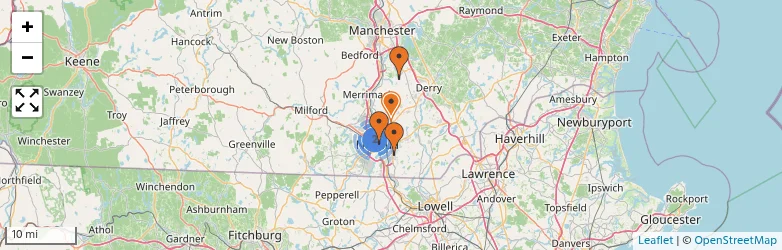 Related schools map