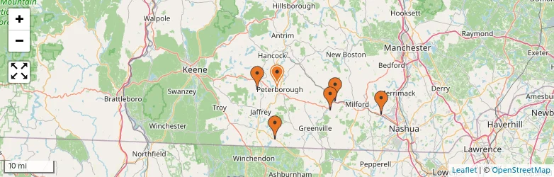 Related schools map
