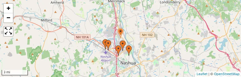 Related schools map