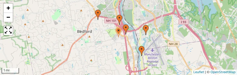 Related schools map