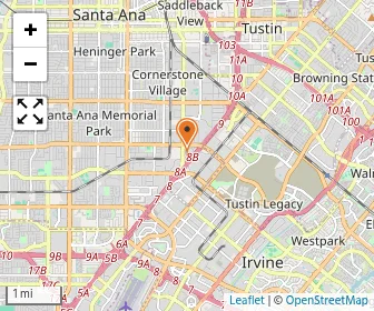 Map of South Coast Metro Children's Village