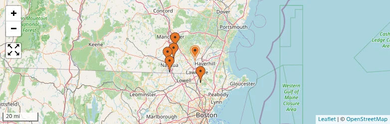 Related schools map