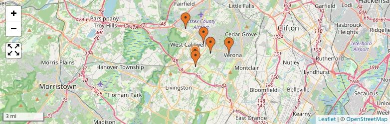Related schools map