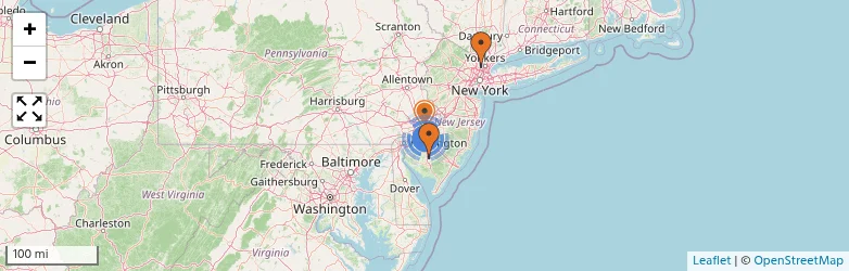 Related schools map