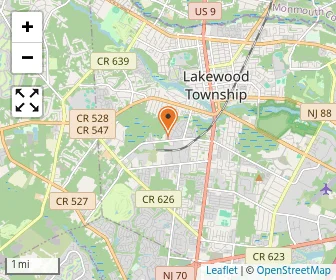 Map of Bais Yaakov High School Of Lakewood