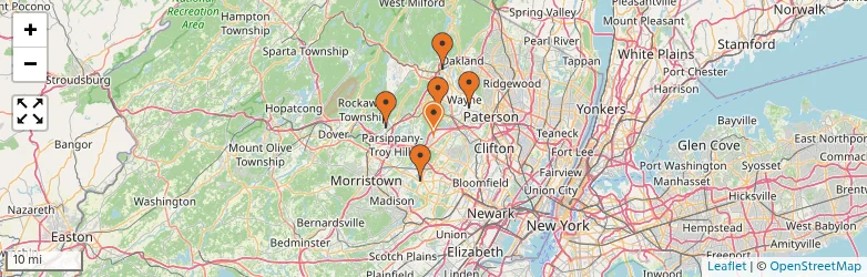 Related schools map