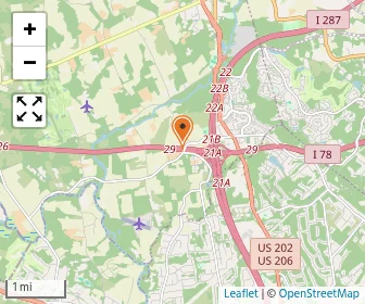 Map of Somerset Hills Learning Institute