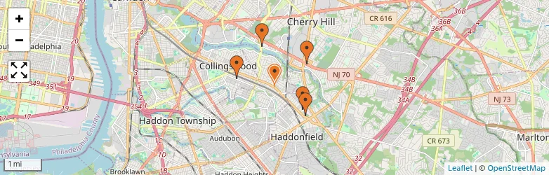 Related schools map