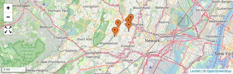 Related schools map