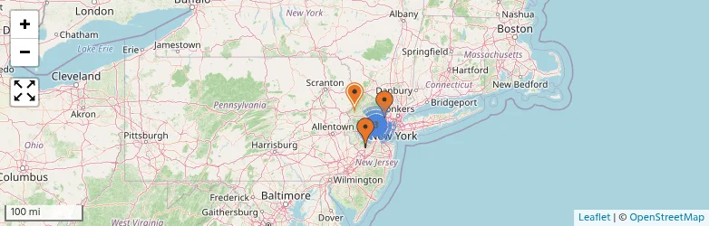 Related schools map