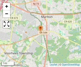 Map of Congregation M'kor Shalom Preschool & Kindergarten