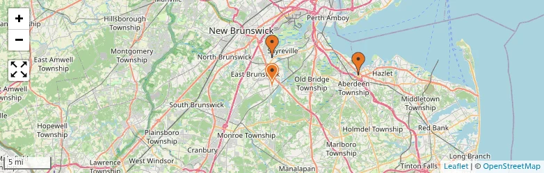 Related schools map