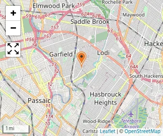 Map of Garfield Catholic Academy