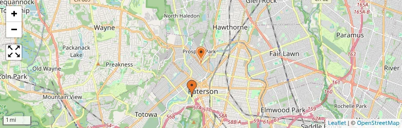 Related schools map