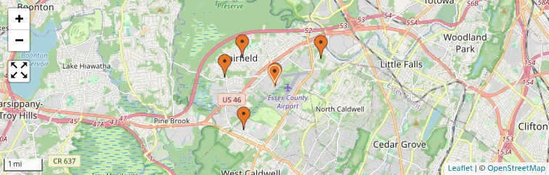 Related schools map