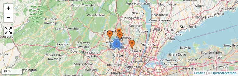 Related schools map