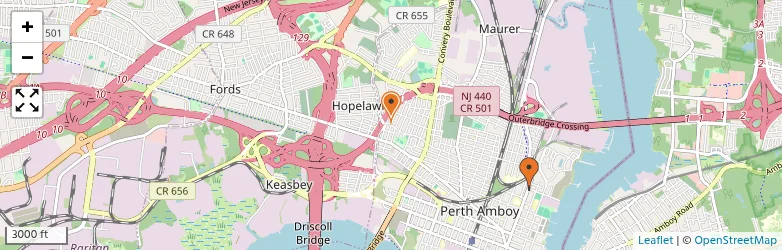 Related schools map