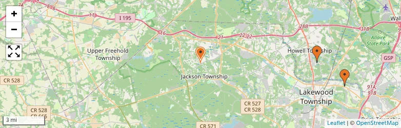 Related schools map