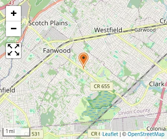 Map of Jcc Of Central New Jersey