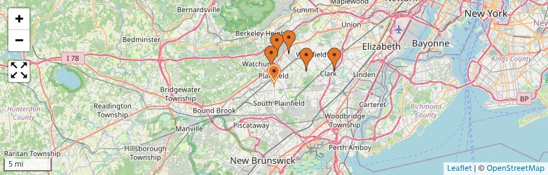 Related schools map