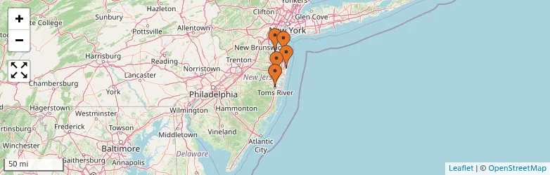 Related schools map
