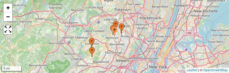 Related schools map