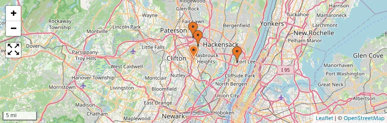 Related schools map