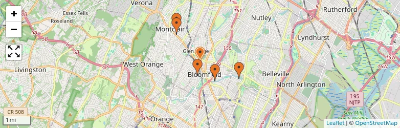 Related schools map