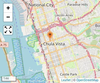 Map of Christian Academy Of Chula Vista