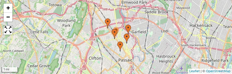 Related schools map