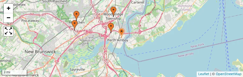 Related schools map