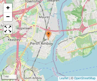 Map of Perth Amboy Catholic School