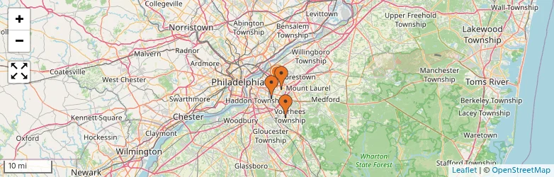 Related schools map