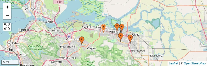 Related schools map
