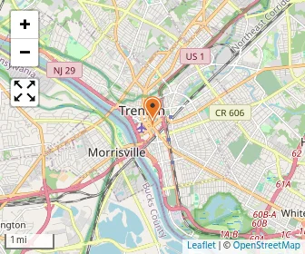 Map of Sacred Heart School-trenton