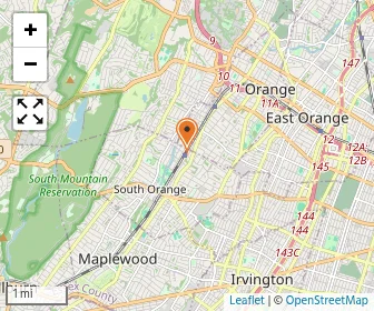 Map of South Orange Country Day School
