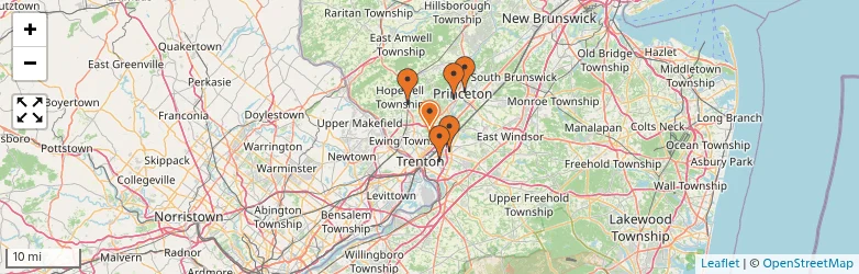 Related schools map